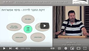 Read more about the article הסדר הביניים, היתרי הבניה וחלופות השיוך המעודכנות (וידאו) / אלון וילנר, עו״ד