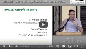 Read more about the article שימושים חורגים ומתווה משרד עו"ד חגי שבתאי, שפירא לועדת רפלד (וידאו)/ אופיר לוי, עו״ד