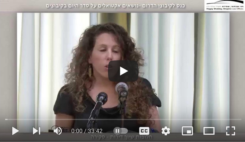 חלופות שיוך דירות - סקירה / יוני אייזן וחגי שבתאי